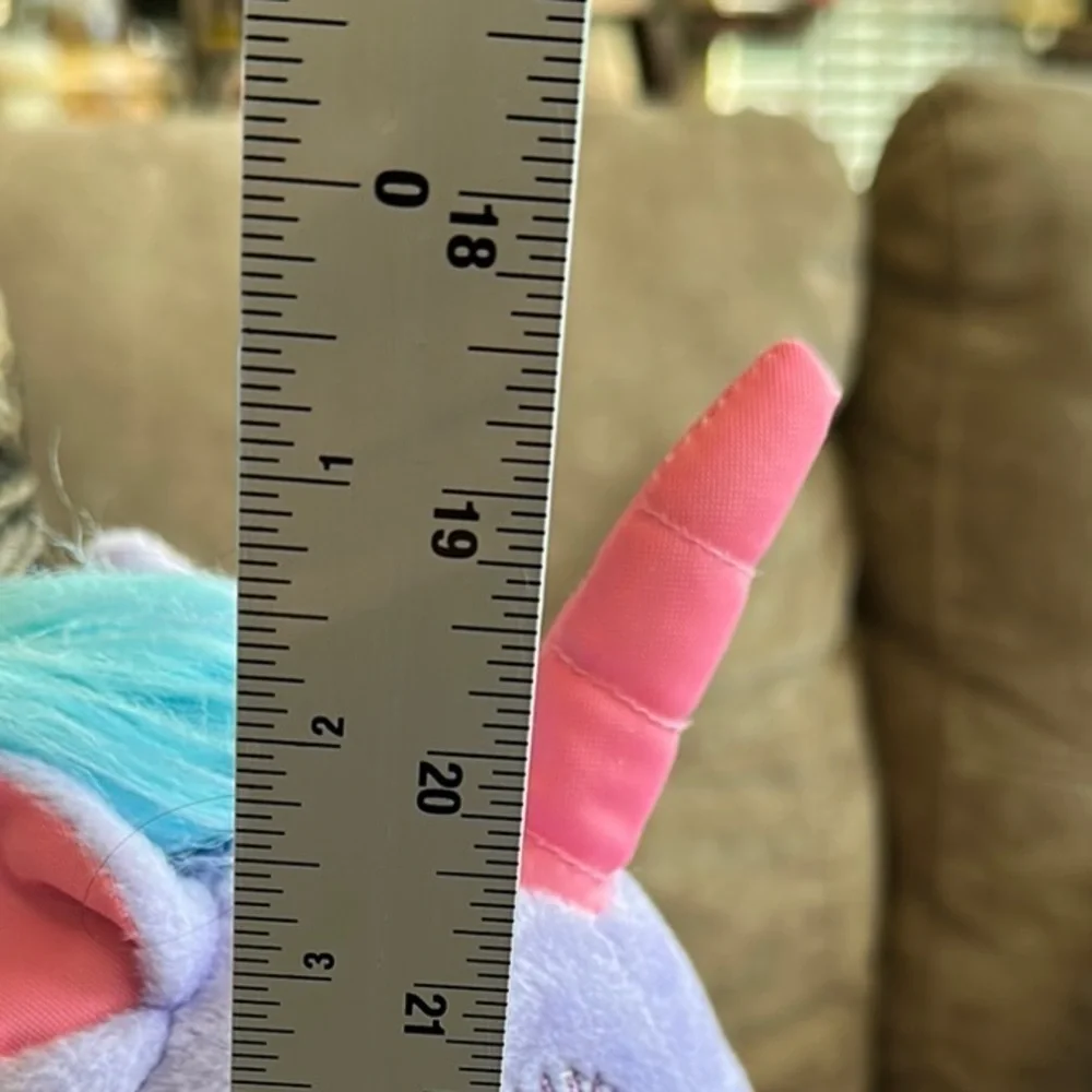 Build-A-Bear Purple and Blue Unicorn Stuffed Animal